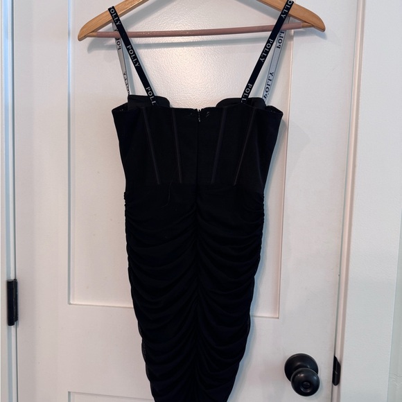 Oh Polly Black Bodycon Dress - Picture 2 of 5
